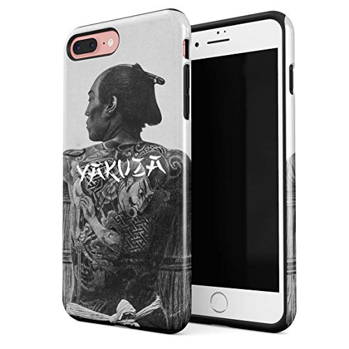 Cover Universe Funda para iPhone 7 Plus & 8 Plus Yakuza Mafia of Japan, Resistente a los Golpes, Carcasa Dura de PC de 2 Capas + Funda Protectora de Diseño Híbrido de TPU