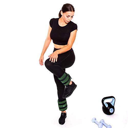 C.P. Sports Puños de Peso, Pesa pies y muñeca, Fitness, Yoga, Artes Marciales, aeróbicos, Gimnasia 2X 0,5kg – 2X 1kg - 2X 1,5kg - 2X 2kg - 2X 2,5kg - 2X 3kg-2x 4kg-2x 5kg-2x 6kg (6,0)