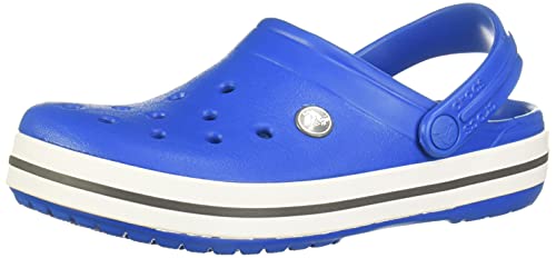 Crocs Crocband Unisex Adulta Zuecos, Azul (Bright Cobalt/Charcoal 4jn), 43/44 EU
