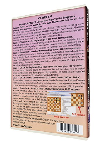 CT-ART 6.0. Complete Chess Tactics - Training Software