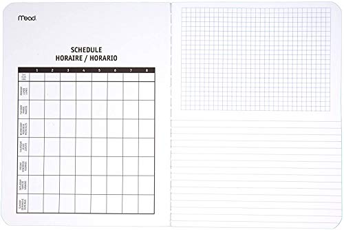 Cuaderno de composición de gráficos, mármol negro, 19 x 22 cm, se vende como 9 unidades