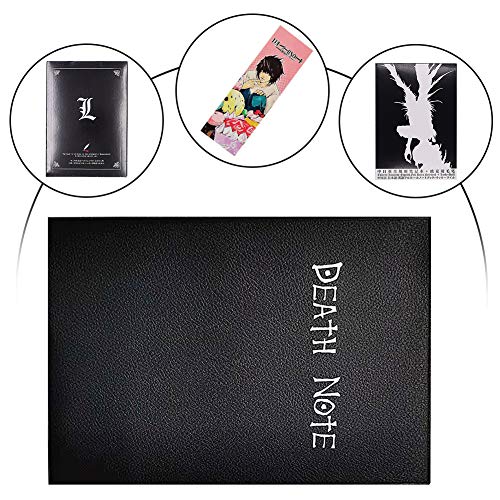 Cuaderno Death Note-JPYZ Cuaderno Ligero Death Note, Revista de Escritura de Anime para Papelería Escolar，No contiene bolígrafo