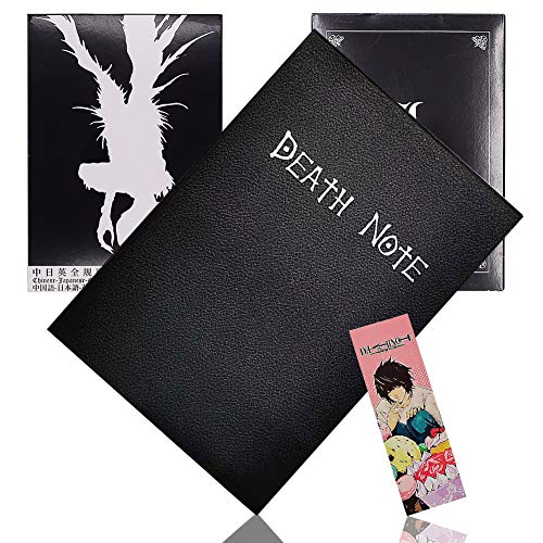 Cuaderno Death Note-JPYZ Cuaderno Ligero Death Note, Revista de Escritura de Anime para Papelería Escolar，No contiene bolígrafo