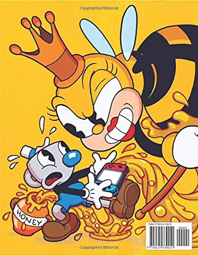 Cuphead Coloring Book: 50 Awesome & Jumbo Coloring Pages Of Cuphead for Fans To Relax