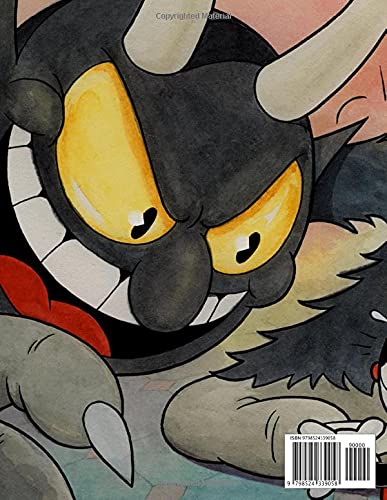 Cuphead Coloring Book: 50 Awesome & Jumbo Coloring Pages Of Cuphead for Fans To Relax