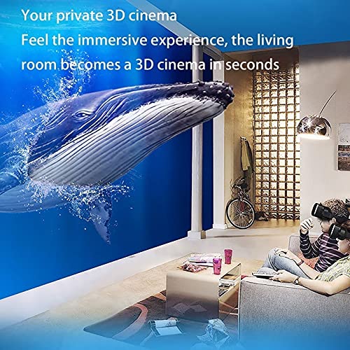 CYLZRCl Auriculares VR Gafas VR Gafas VR Claridad Ajustable Visualización Impactante Películas Panorámicas 360 ° Nivel IMAX Transmitancia Luz del 99,7% Compatible Todos Teléfonos Inteligentes