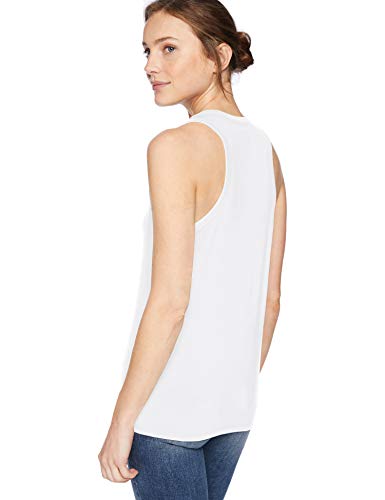 Daily Ritual Jersey Racerback Tank Top and-Cami-Shirts, Blanco, US L (EU L - XL)