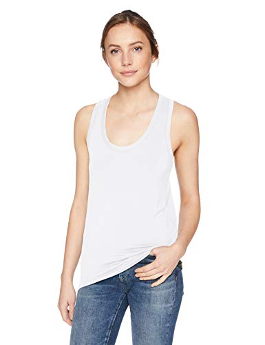 Daily Ritual Jersey Racerback Tank Top and-Cami-Shirts, Blanco, US L (EU L - XL)