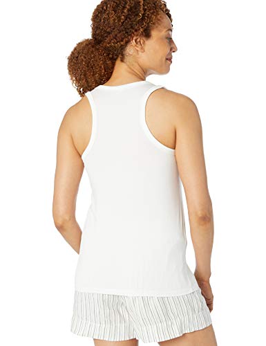 Daily Ritual Jersey Racerback Tank Top and-Cami-Shirts, Blanco, US L (EU L - XL)