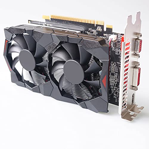 danziqumulaz Portable GTX 750 Ti Pci-e 3.0 Tarjeta gráfica discreta 2GB DDR5 128 bit HDMI-Compatible para Reproductor Profesional, Tarjeta gráfica