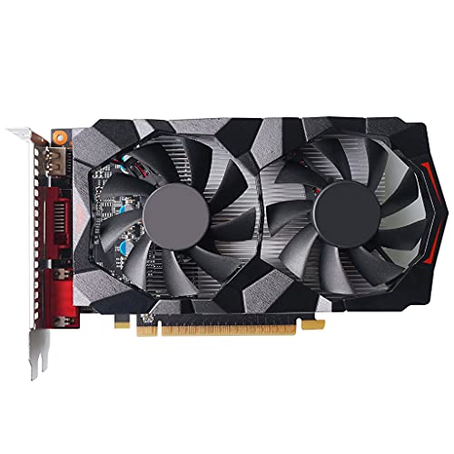 danziqumulaz Portable GTX 750 Ti Pci-e 3.0 Tarjeta gráfica discreta 2GB DDR5 128 bit HDMI-Compatible para Reproductor Profesional, Tarjeta gráfica
