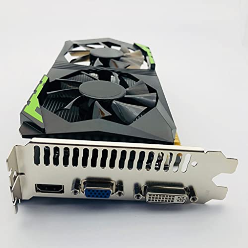 danziqumulaz Portable para NVIDIA GTX 750 Ti Pci-e 3.0 Tarjeta gráfica discreta 4GB DDR5 128 bit HDMI-Compatible para Reproductor Profesional, Tarjeta gráfica