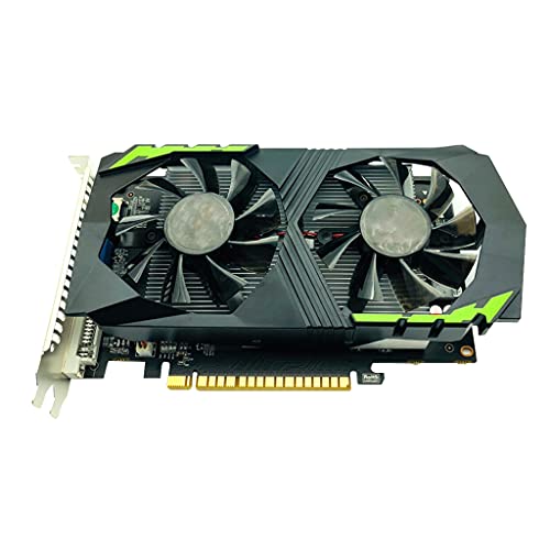 danziqumulaz Portable para NVIDIA GTX 750 Ti Pci-e 3.0 Tarjeta gráfica discreta 4GB DDR5 128 bit HDMI-Compatible para Reproductor Profesional, Tarjeta gráfica