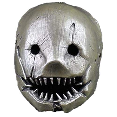 Dead Daylight The Trapper Mask, Game Daylight Trapper Mask Replica Evan MacMillan Resin Scary Full Face Mask Adulto, Halloween Party Cosplay, verde, Large
