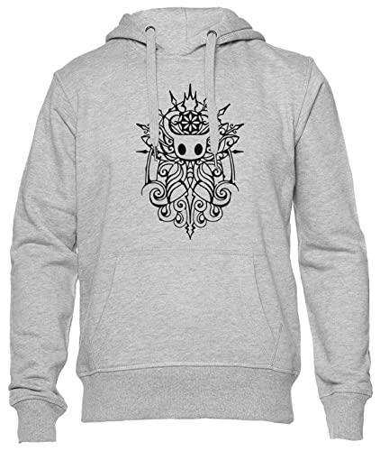 Delavi Hueco Caballero Tribal Aventuras Sudadera con Capucha Hombre Mujer Unisex Gris Hoodie Men's Women's Grey L