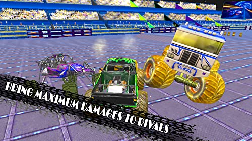 Demolition Monster Truck Derby Car Crash Stunt Destruction Simulator: Ultimate Death Racing Derby Car Crashing & Smashing Fun Games 2021 - Real Whirlpool Grave Digger Derby Car Smash Shooting 3D Games