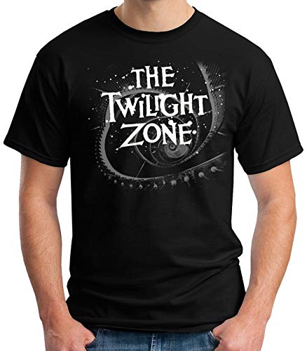 Desconocido 35mm - Camiseta Hombre The Twilight Zone - Serie TV - Negro - Talla XXL