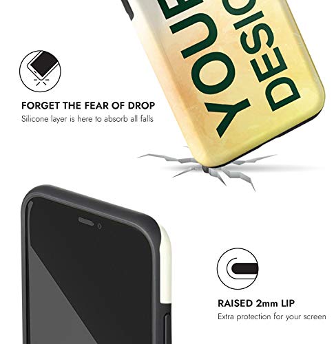 Desconocido iPhone 12 Mini Case, Among Game Us Green AU001_1 Case For iPhone 12 Mini Protective Phone Cover, Impostor Crewmate Sus Vent [Double-Layer, Hard PC + Silicone, Drop Tested]