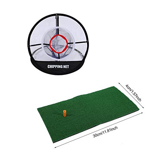 DEWIN Golf Net Practice,Golf Target Net Alfombrilla Juego de Entrenamiento de Uso en Interiores para Uso al Aire Libre,Práctica y práctica de Golf de Net Target para Golf