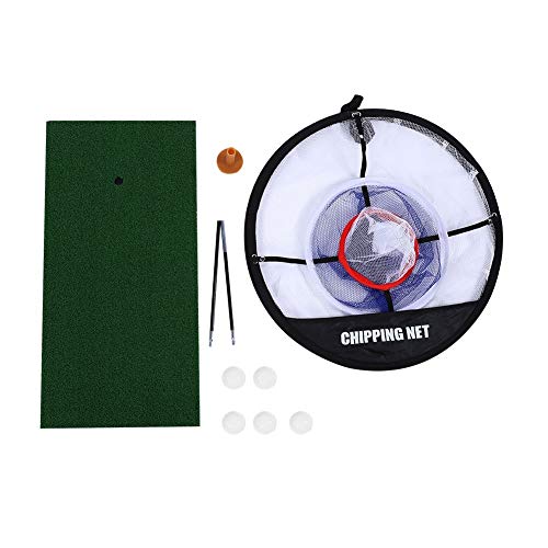 DEWIN Golf Net Practice,Golf Target Net Alfombrilla Juego de Entrenamiento de Uso en Interiores para Uso al Aire Libre,Práctica y práctica de Golf de Net Target para Golf