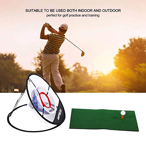 DEWIN Golf Net Practice,Golf Target Net Alfombrilla Juego de Entrenamiento de Uso en Interiores para Uso al Aire Libre,Práctica y práctica de Golf de Net Target para Golf