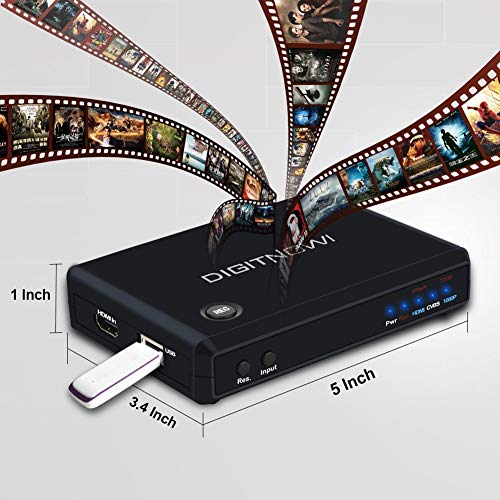 DIGITNOW!HD Game Capture / Dispositivo de captura de video HD, 1080P conversor de video HDMI / grabadora de adaptador, compatible con entrada HDMI / YPbPr / CVBS y salida HDMI