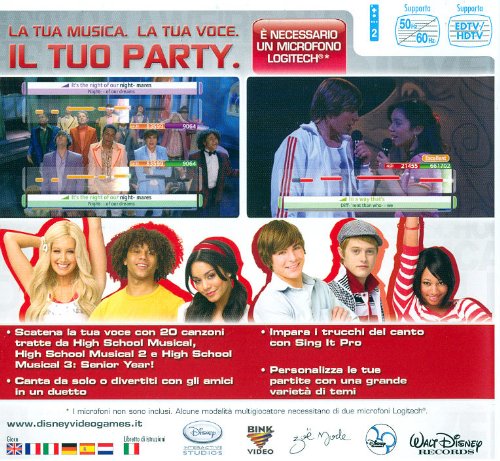 Disney Sing It! High School Musical [Importación italiana]