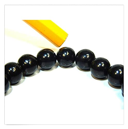 Dltmysh Piedras Pulsera de shungita de 8 mm, Estiramiento -1 PC Gemas (Size : 8mm)