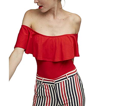 Dolores Promesas PV19 1070CROJO Camiseta, Rojo (Rojo 00), Large (Tamaño del Fabricante:L) para Mujer