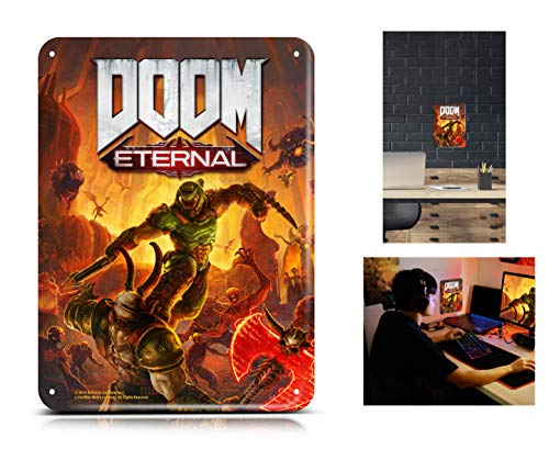 DOOM Eternal inkl. Metal Plate (Exkl. bei Amazon) - PlayStation 4 [Importación alemana]