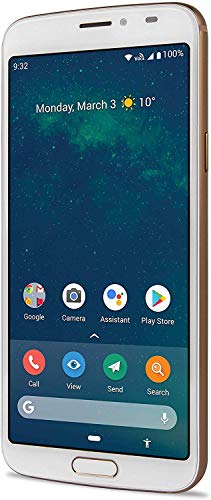 Doro 8080 Smartphone 4G Ideal para Mayores con Display de 5.7", Cámara de 16 MP, Whatsapp, Botón de Asistencia con GPS y Base de Carga [Versión Española y Portuguesa] (Blanco)