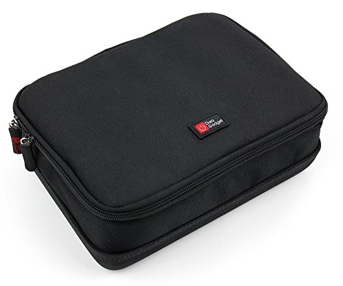 DURAGADGET Bolsa Acolchada Profesional Negra con Compartimentos e Interior en Gris para Videoconsola Sony Playstation Classic