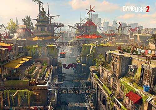 Dying Light City - Puzzle 1000 Piezas 68cm x 48cm | Incluye póster y Bolsa | Videojuego | Puzzle para Adultos y Adolescentes