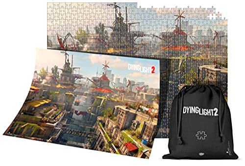 Dying Light City - Puzzle 1000 Piezas 68cm x 48cm | Incluye póster y Bolsa | Videojuego | Puzzle para Adultos y Adolescentes