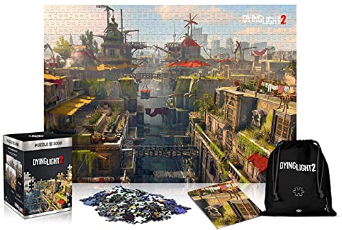Dying Light City - Puzzle 1000 Piezas 68cm x 48cm | Incluye póster y Bolsa | Videojuego | Puzzle para Adultos y Adolescentes