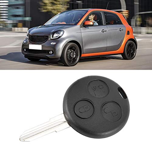 Eatbuy 3 Botones Smart Car Remote Key Fob Shell Case Fit Key Shell Cover Key Shell Key Shell Case Remote para City Roadster Coupe