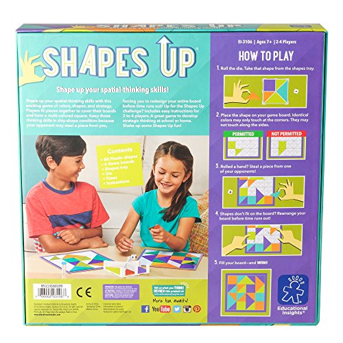 Educational Insights-Juego de Tangram Shapes Up de Learning Resources EI-3106
