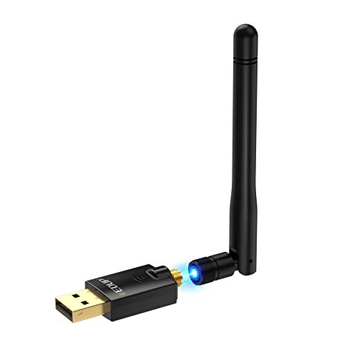 EDUP Wifi Adapter Ac600Mbps Wireless Usb Adapter 5ghz /2.4ghz Dual Band 600mbps Usb Adapter 2dBi External Antennas Supports Windows Xp Win Vista Win 7 Win 8.1 Win 10 Mac Os X 10.７-10.15
