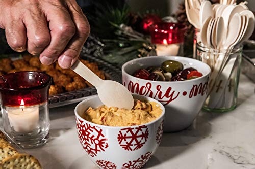 ekhõ The Wood Way! – Juego de 100 Cucharas de Madera Sostenible | Cubiertos Desechables Biodegradables, Ecológicos y Compostables | Cubertería para Llevar | Ideal para Fiestas, Picnic y Cumpleaños