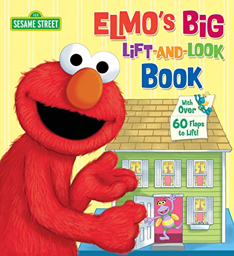 Elmo's Big Lift-and-Look Book (Sesame Street) (Great Big Board Book)