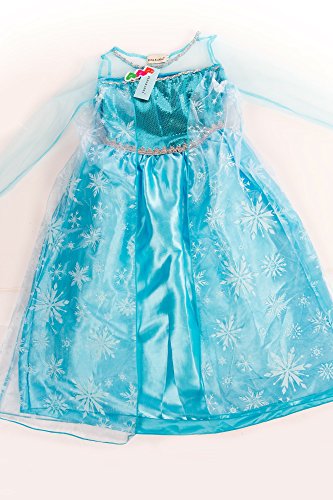 ELSA & ANNA® Princesa Disfraz Traje Parte Las Niñas Vestido (Girls Princess Fancy Dress) ES-DRESS206-SEP (4-5 Años, ES-206)