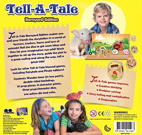EPHIIONIY Getta1Games Tell-a-Tale Juego (Barnyard Edition)