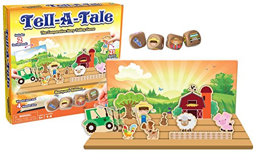 EPHIIONIY Getta1Games Tell-a-Tale Juego (Barnyard Edition)