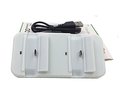 Estación de carga rápida Xbox One y One S - Cargador doble mando - Base para controles de Xbox con indicador LED
