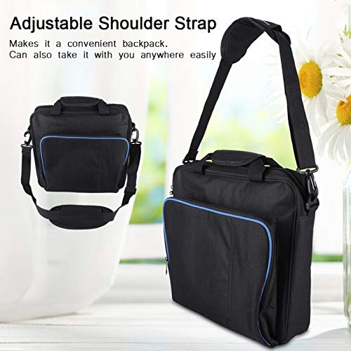 Estuche de Transporte, Estuche de Almacenamiento de Nylon antichoque, Protección Negra para Consola de Juegos Playstation4 Slim