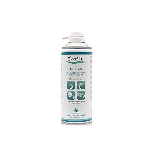 Ewent EW5605 - Spray de aire comprimido, 400 ml con aroma a manzana dulce. esencia de manzana aire comprimido perfumado