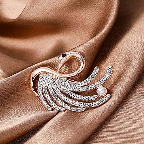 Exquisito Broche De Perlas Con Flores Tachonadas De Diamantes Abrigo Broche De Suéter Broche Temperamento Hebilla De Bufanda De Seda（Y-10）