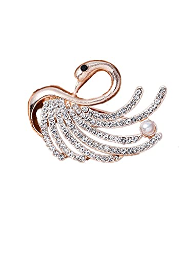 Exquisito Broche De Perlas Con Flores Tachonadas De Diamantes Abrigo Broche De Suéter Broche Temperamento Hebilla De Bufanda De Seda（Y-10）