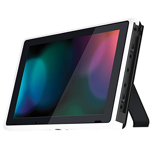 eXtremeRate Carcasa Delantera para Nintendo Switch Marco Frontal de Pantalla Shell Placa Frontal con Volumen Arriba/Abajo Encendido Botones para Nintendo Switch-No Incluye Consola(Blanco)