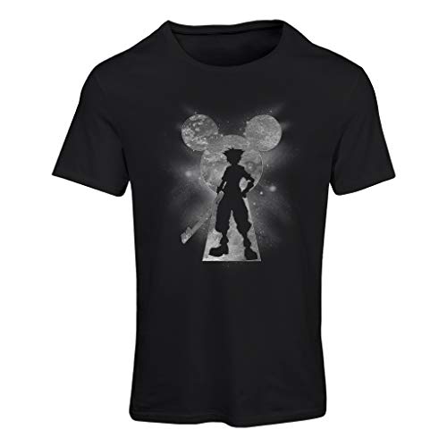 Fanta Universe Destiny Force - Camiseta Hombre - 100% Algodón (S, Negro)